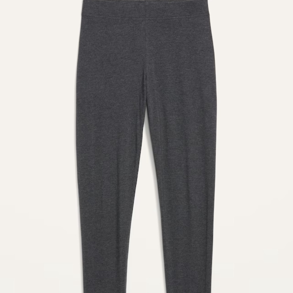Matty Women Slim Pants Elastic Waist Stretch SZ M Dark Gray Back Pockets Shift